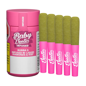 BABY JEETER BUBBA G INFUSED PRE-ROLLS 5 x 0.5g