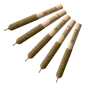 STRAWBERRY MANGO DISTLLATE INFUSED PRE-ROLLS 5 x 0.5g